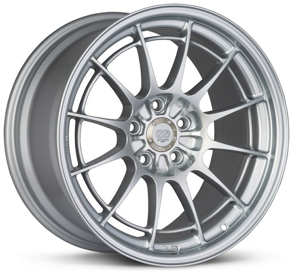 18x8.5 Enkei NT03+M Silver 5x120 38mm