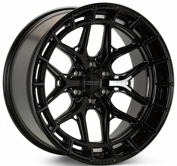 Vossen Wheels 22X12 Vossen HFX-1 Gloss Black (Hybrid Forged) (* May Require Trimming) (Extreme Deep Concave) 6x135 -44mm 