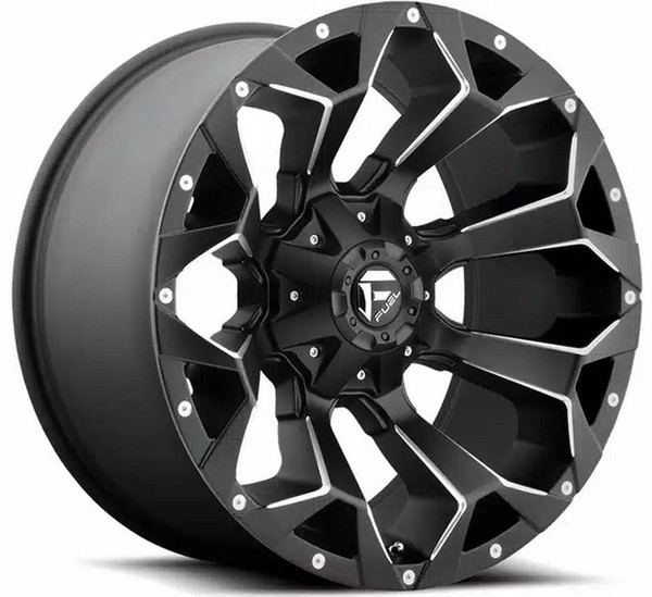 Fuel Off-Road Wheels 20x9 Fuel Off-Road Assault Matte Black Milled D546 5x4.5/114.3 5x5/127 1mm* 