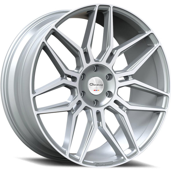 Giovanna Wheels 24x10 Giovanna Bogota Gloss Silver w/ Machined Face (CUSTOM) 