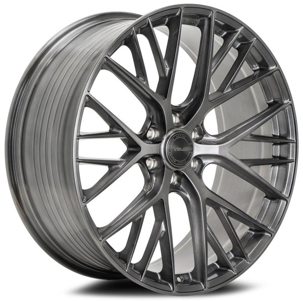 Velgen Wheels 24x10 Velgen Light Weight VFF-12 Brushed Titanium (6 Lug) (Flow Form) 6x5.5/139.7 20mm* 