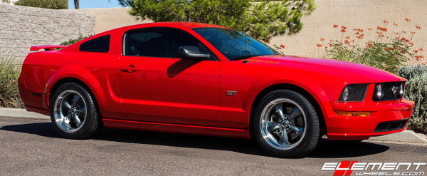  18x9 5x114.3 34mm 255/45/18 | 18x10 5x114.3 45mm 285/40/18 | 2008 Ford Mustang GT Coupe 