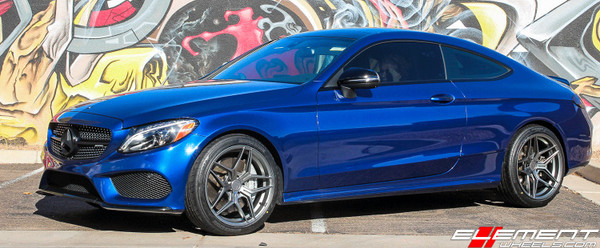 19x8.5 5x112 30mm 235/40/19 | 19x10 5x112 40mm 265/35/19 | 2017 Mercedes Benz C43