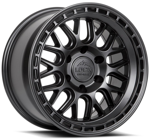 17x9 Lock Off-Road Onyx Matte Black 5x5/127 -12mm