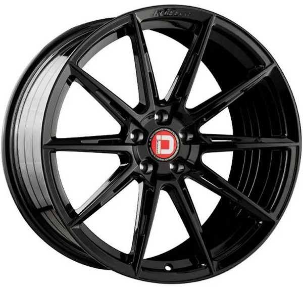 21X12 Klassen ID F07R Gloss Black (Flow Form) 5x120 52mm