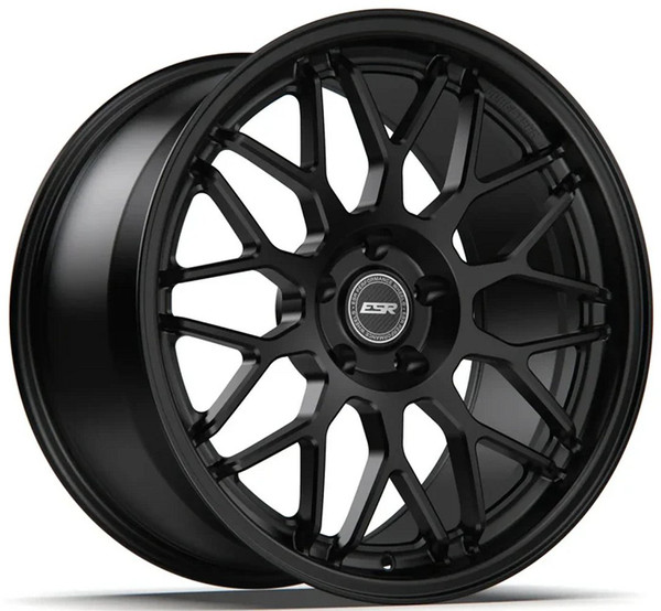 19x8.5 ESR AP1 Satin Black (Flow Form) 5x112 40mm
