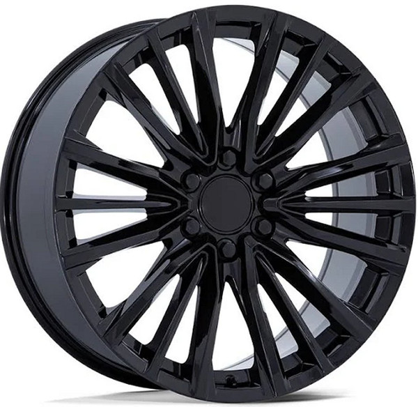 22x9 Performance Replicas PR223 Gloss Black 6x5.5/139.7 28mm
