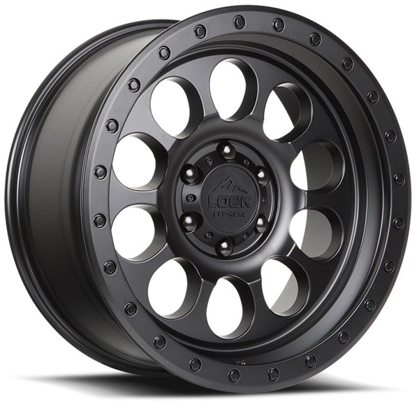 17x9 Lock Off-Road 50CAL Matte Black 5x5/127 -12mm