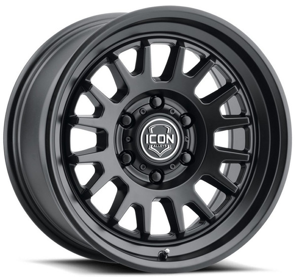 17x8.5 ICON Anza Satin Black 5x5/127 -6mm