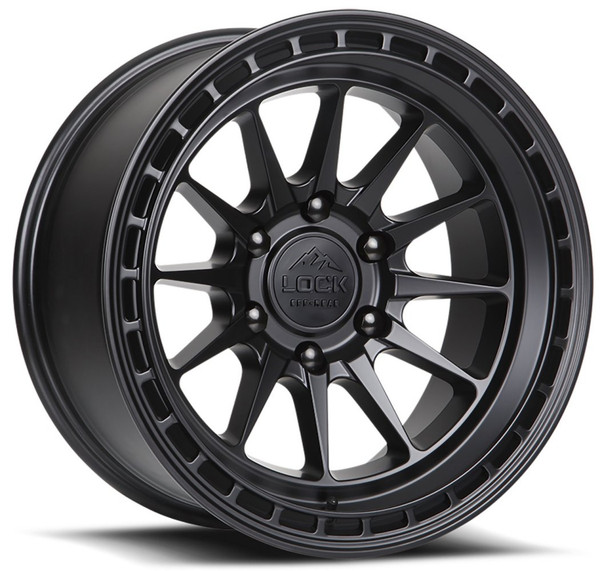 17x9 Lock Off-Road Baja Matte Black 6x135 -12mm