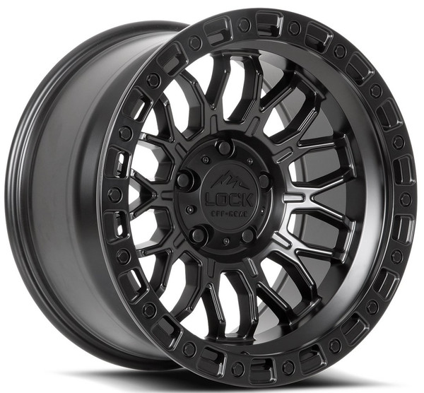 20x9 Lock Off-Road Combat Matte Black 6x5.5/139.7 0mm
