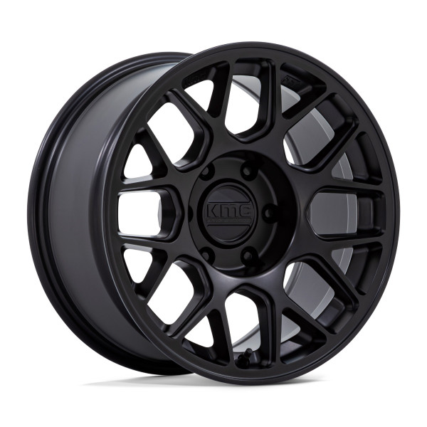 17x8.5 KMC KM730 Hatchet Matte Black 5x5/127 -10mm