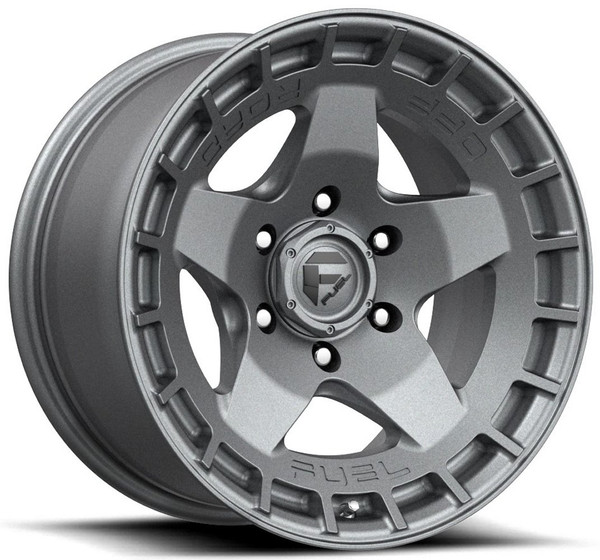 20x9 Fuel Off-Road Wrap Matte Gunmetal D734 6x5.5/139.7 1mm