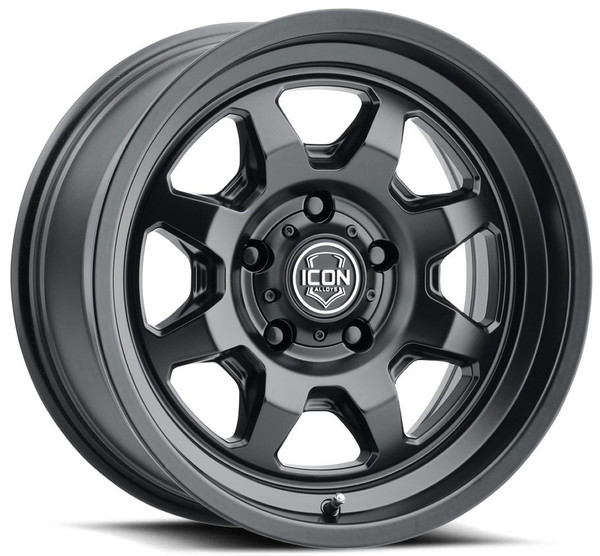 17x8.5 ICON Nuevo Satin Black 6x120 0mm