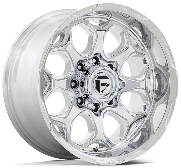 (Clearance - No Returns) 22x10 Fuel Off-Road Scepter Polished Milled FC862 6x135 -18mm