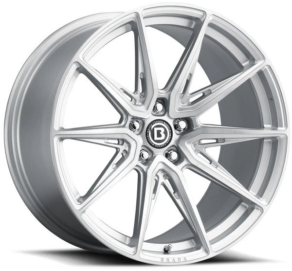 20x10.5 Brada CX2 Brushed Silver (Rotary Forged) (Deep Concave) (CUSTOM) *