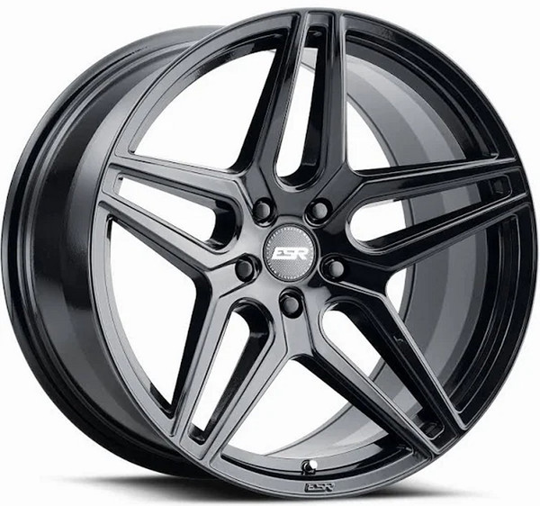 18x9.5 ESR RF15 Gloss Black (Rotary Forged) 22mm (CUSTOM)