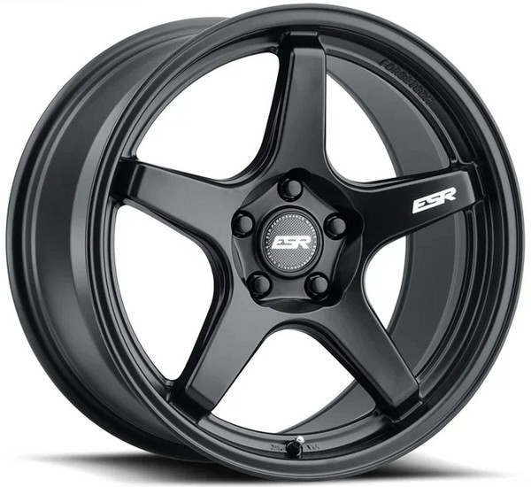 18x8.5 ESR AP5 Satin Black (Flow Form) 5x115 30mm (CUSTOM)