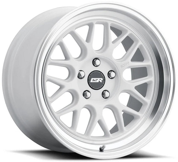 18x9.5 ESR CR1 Gloss White (Flow Form) 35mm (CUSTOM)