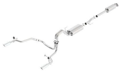 Borla Exhaust Borla 15-16 Ford F-150 3.5L EcoBoost Ext. Cab Std. Bed Catback Exhaust S-Type Single Split Rear Exit 140615 
