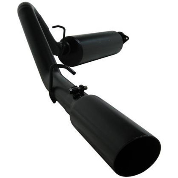  MBRP 2000-2006 Jeep Wrangler (JK) Inline-4 2.5L Inline-6 4.0L Cat Back Single Side S5500BLK 