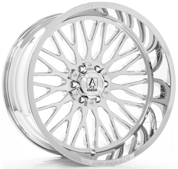 22x12 AXE Offroad Kratos ChromeÂ (* May Require Trimming) 8x170 -44mm