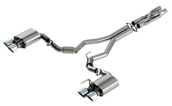 Borla 2020 Ford GT500 5.2L AT 3in ATAK CatBack Exhaust w/ Chrome Tips 140837
