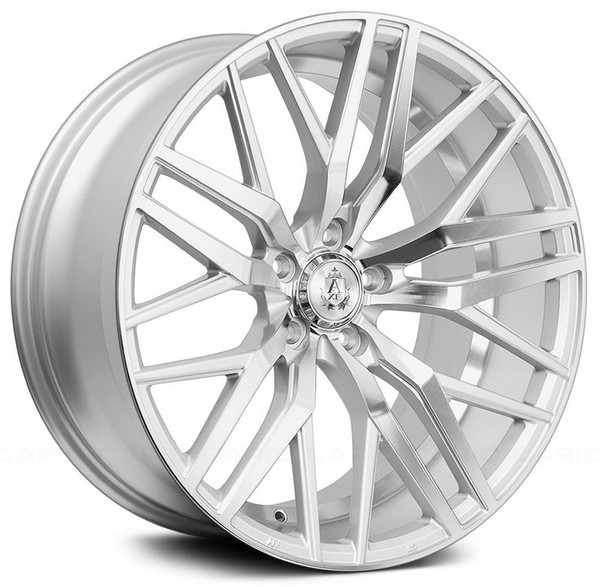 20x8.5 AXE EX30 Silver Machined Face 5x115 40mm (Custom)