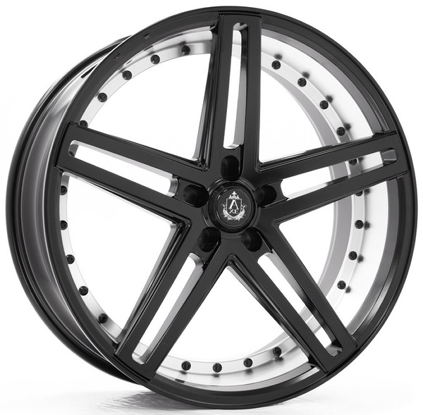 20x8.5 AXE EX20 Gloss Black 5x4.5/114.3 38mm (Custom)