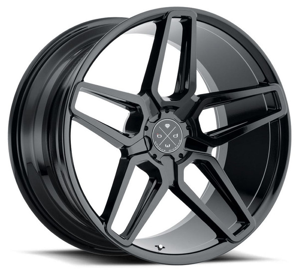 20x9 Blaque Diamond BD-17-5 Gloss Black 5x5/127 35mm
