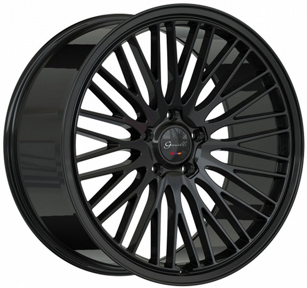 24X10 Gianelle Aria Gloss Black (Flow Formed) (Deep Concave) 5x112/5X120 22mm