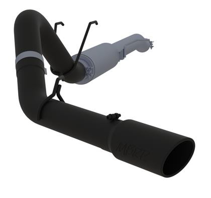 MBRP 2017+ Ford F-250/350 Crew Cab 6.2L/7.3L Cat Back Single Side Black Finish S5247BLK