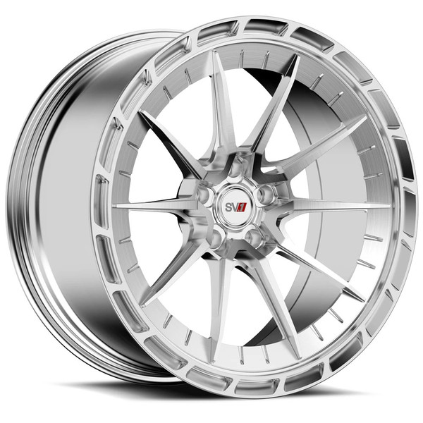 21x10.5 Savini SV.1 R1 Brushed w/ High Polish Accent (Fully Forged) (CUSTOM)