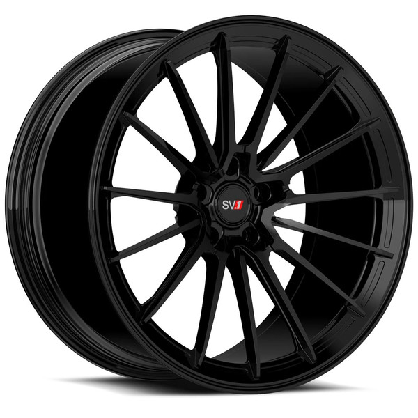 21x12 Savini SV.1 R2 Gloss Black (Fully Forged) (CUSTOM)