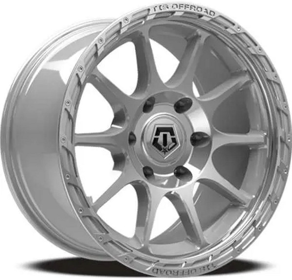 20X9 TIS Off-Road 563BS Silver w/ Brushed Face 6x135 0mm