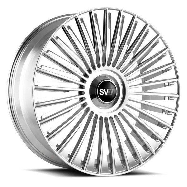Savini Wheels 24x10 Savini SV.1 X2 Brushed w/ High Polish Accent (Fully Forged) (CUSTOM) 