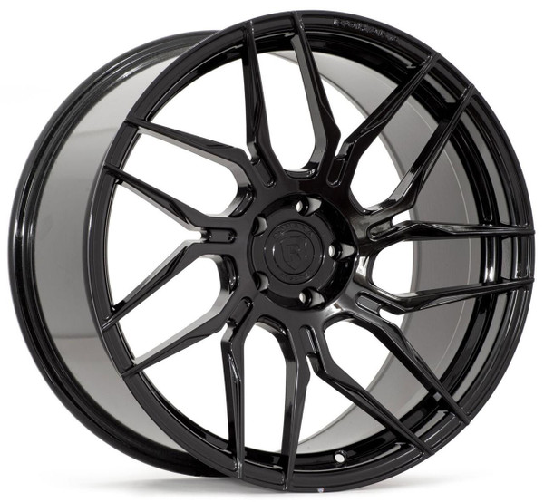 Rohana Wheels (Special Pricing) 21x11.5 Rohana RFX7 Gloss Black (True Directional) (Cross Forged) (Right) 5x112 30mm 