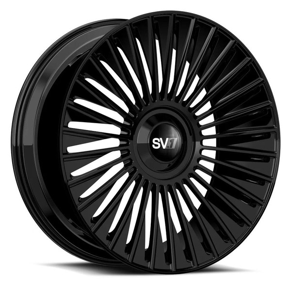 Savini Wheels 24x9 Savini SV.1 X2 Gloss Black (Fully Forged) (CUSTOM) 