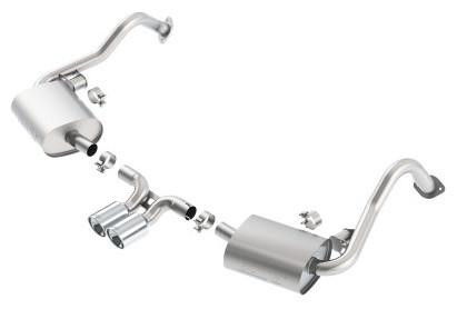 Borla Exhaust Borla 14-15 Porsche Cayman/Boxster (981) RWD 2Dr Dual Center Rear Exit Catback 4in Tip Exhaust Sys 140534 