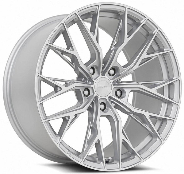 MRR Ground Force Wheels 20x10 MRR Ground Force GF5 Silver Machined (Flow Form) (Camaro) (CUSTOM)  5x120 23mm 
