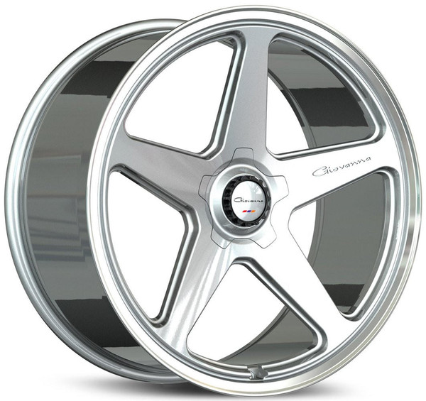 Giovanna Wheels 24X9.5 Giovanna Cinque Silver Machined (Flow Formed) (CUSTOM) 