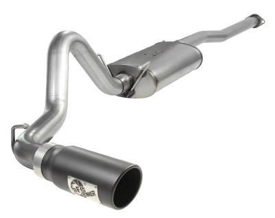 aFe Power aFe MACHForce XP Exhausts Cat-Back SS-409 EXH CB Toyota Tacoma 05-13 V6-4.0L (Blk Tip) 49-46001-1B 