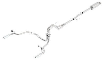 Borla Exhaust Borla 15-16 Ford F-150 3.5L EcoBoost Ext. Cab Std. Bed Catback Exhaust ATAK Single Split Rear Exit 140616 