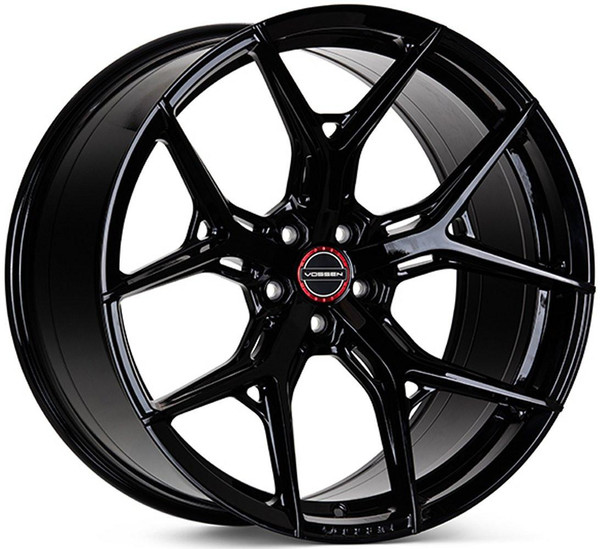 Vossen Wheels 22X11.5 Vossen HF-5 Gloss Black (Hybrid Forged) (Deep Concave) (CUSTOM) 