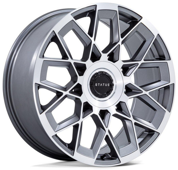 Status Wheels (Clearance - No Returns) 22x9.5 Status ST005 Matrix Anthracite Mirrored 5x112 5x120  20mm 