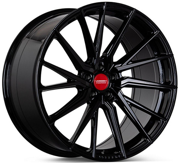 Vossen Wheels 20X9.5 Vossen HF-4T Gloss Black (Hybrid Forged) (True Directional) (Deep Concave) (Left) (CUSTOM) 