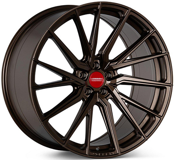 Vossen Wheels 20X10 Vossen HF-4T Satin Bronze (Hybrid Forged) (True Directional) (Deep Concave) (Right) (CUSTOM) 