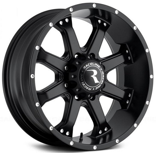 Raceline Wheels 16x8 Raceline 991B Assault Black 8x170 0mm 