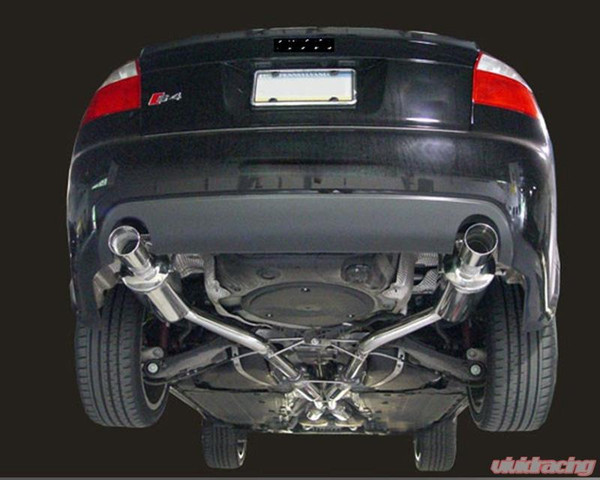 AWE Tuning 04-05 Audi B6 S4 Track Edition Exhaust - Diamond Black Tips 3020-33016