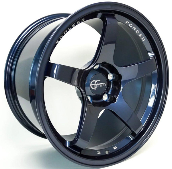 Endless Forged Wheels 18x9.5 Endless Forged F01 Apex Blue (Forged 1-Piece) 5x4.5/114.3 22mm 